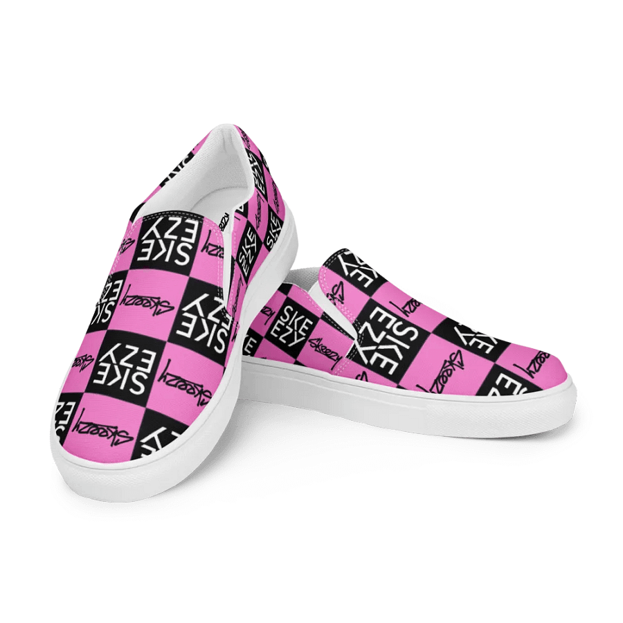 Checkered Skeezy Slip-Ons (womens) BLK/PNK product image (10)