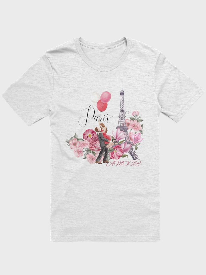 Eiffel Embrace Romantic T-Shirt product image (6)