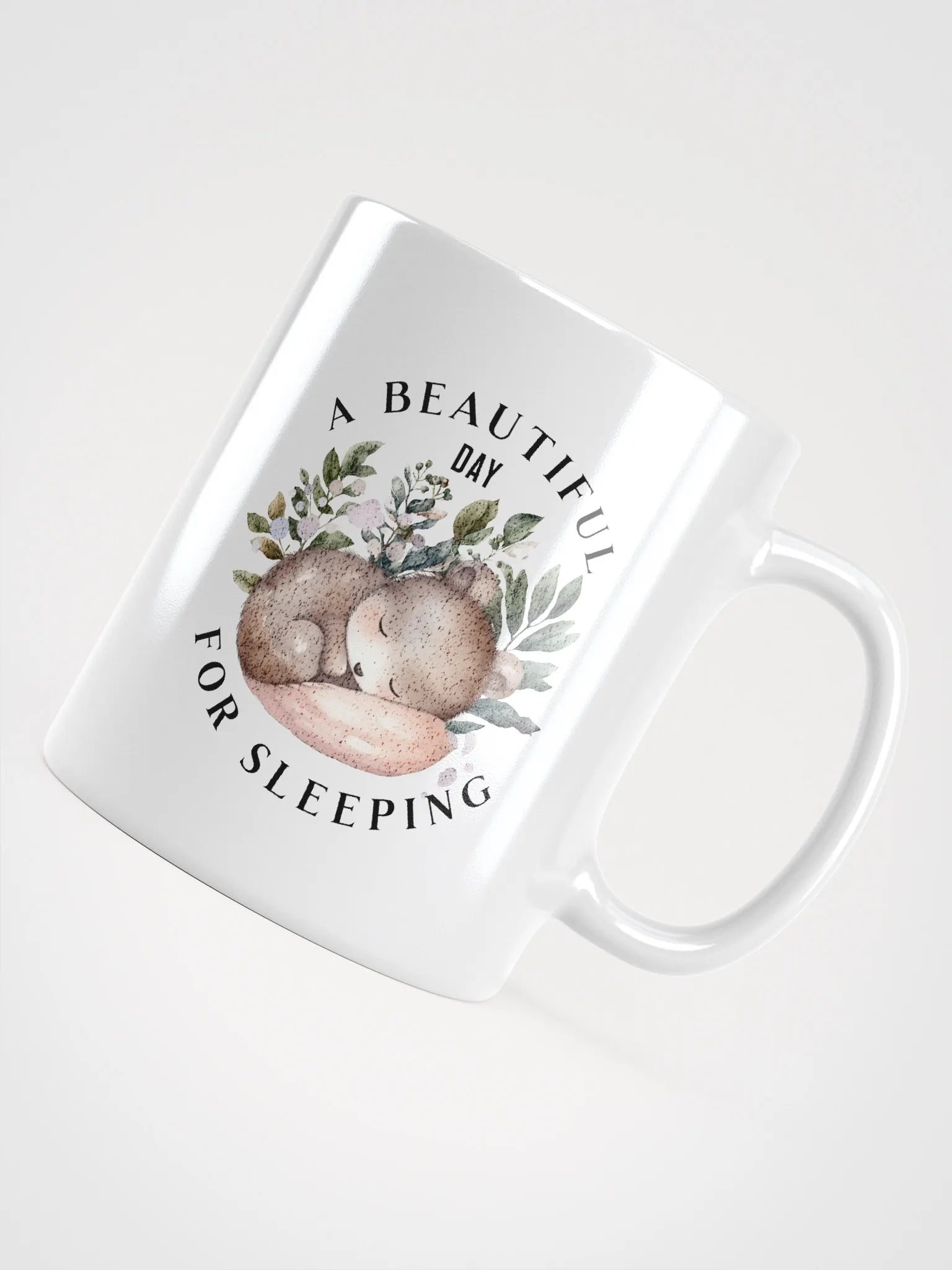 A beautiful day for sleeping - Bear 11oz mug product image (4)