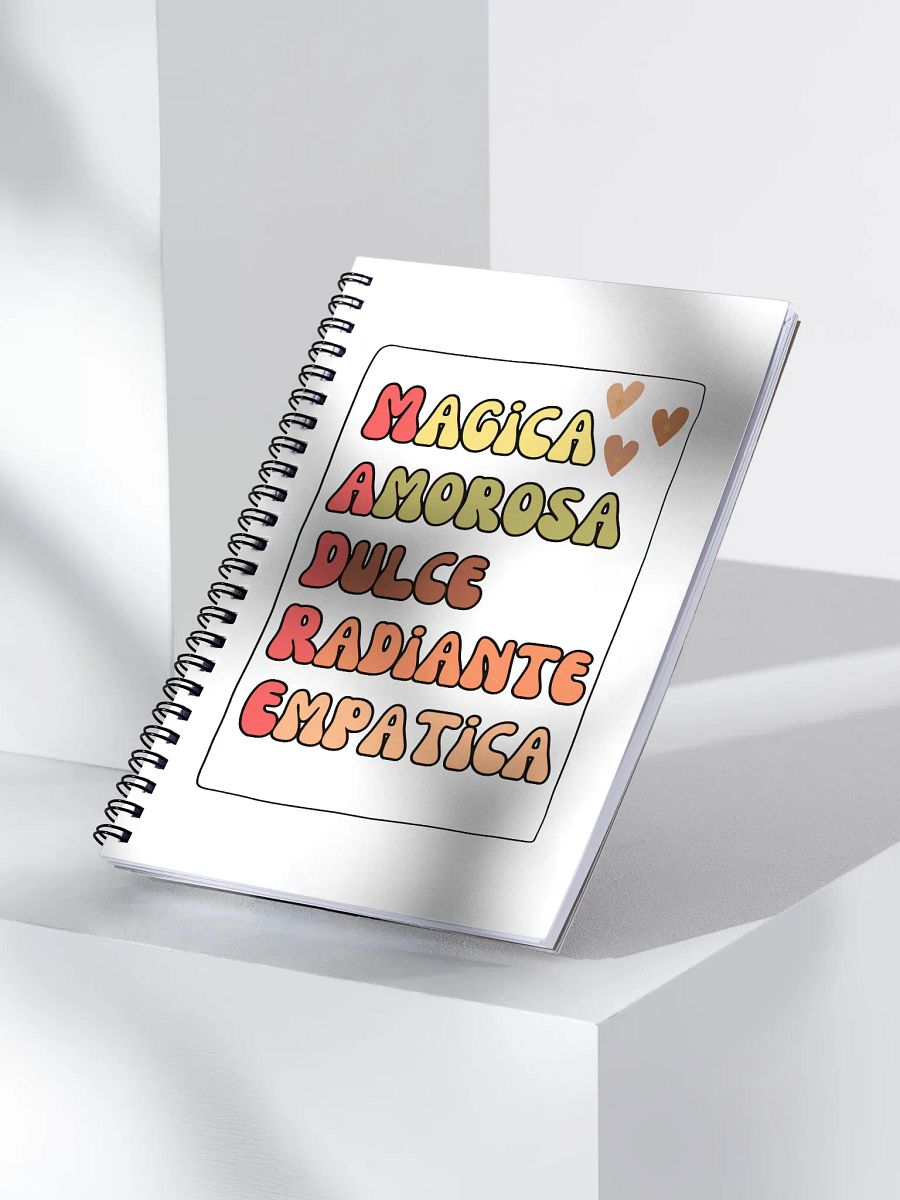 Mother’s day acrostic Boho Design notebook product image (3)
