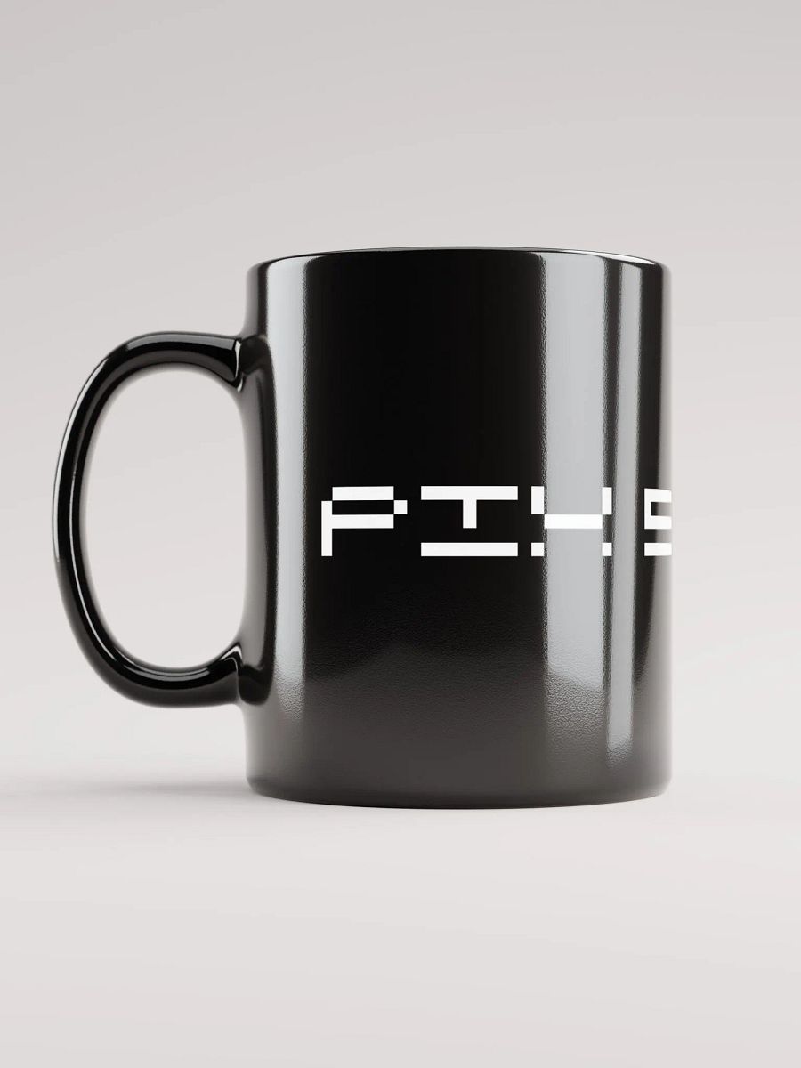 Pix Stitch Black Glossy Mug product image (1)