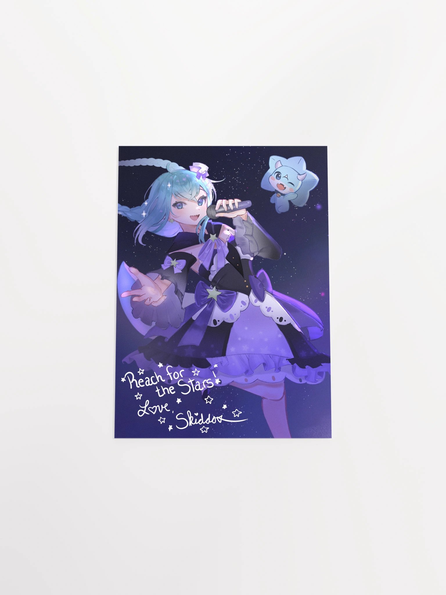 Skiddo's Starlight Serenade Matte Poster - SIGNED product image (10)