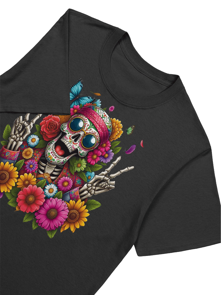 Sugar Skull Art - Día de los Muertos Delight Artful Remembrance T-Shirt product image (16)
