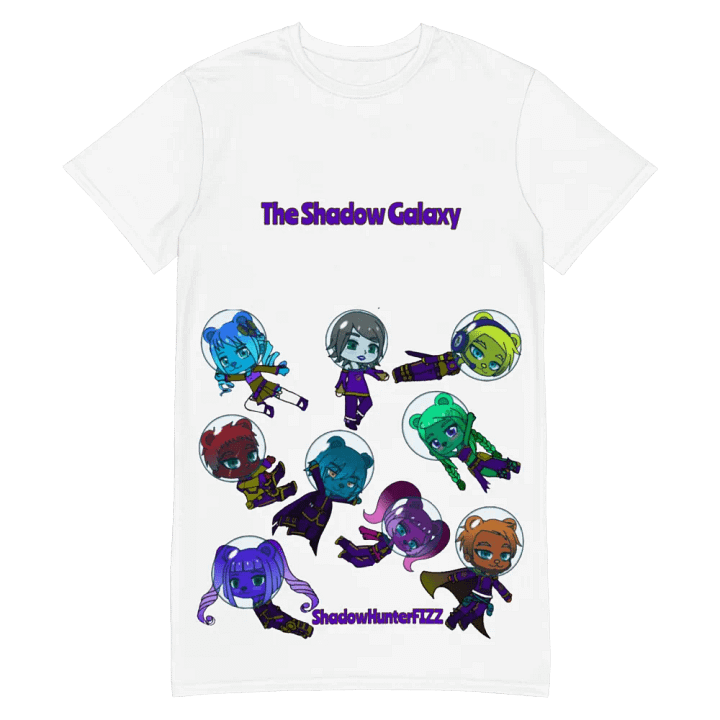 The Shadow Galaxy (Floating Shadow Bears) T-Shirt Dress product image (2)