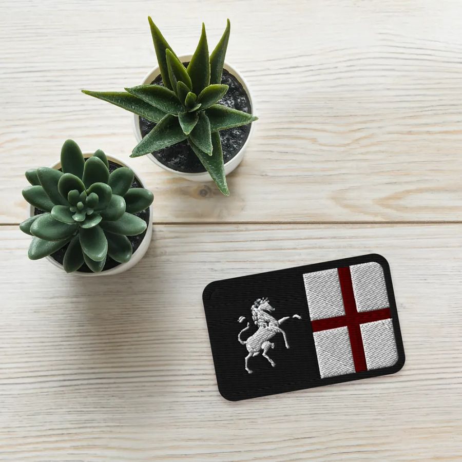 St. David the Builder's Embroidered Flag Patch product image (4)