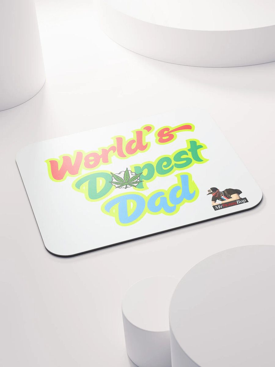 Worlds dopest dad mouse pad product image (4)