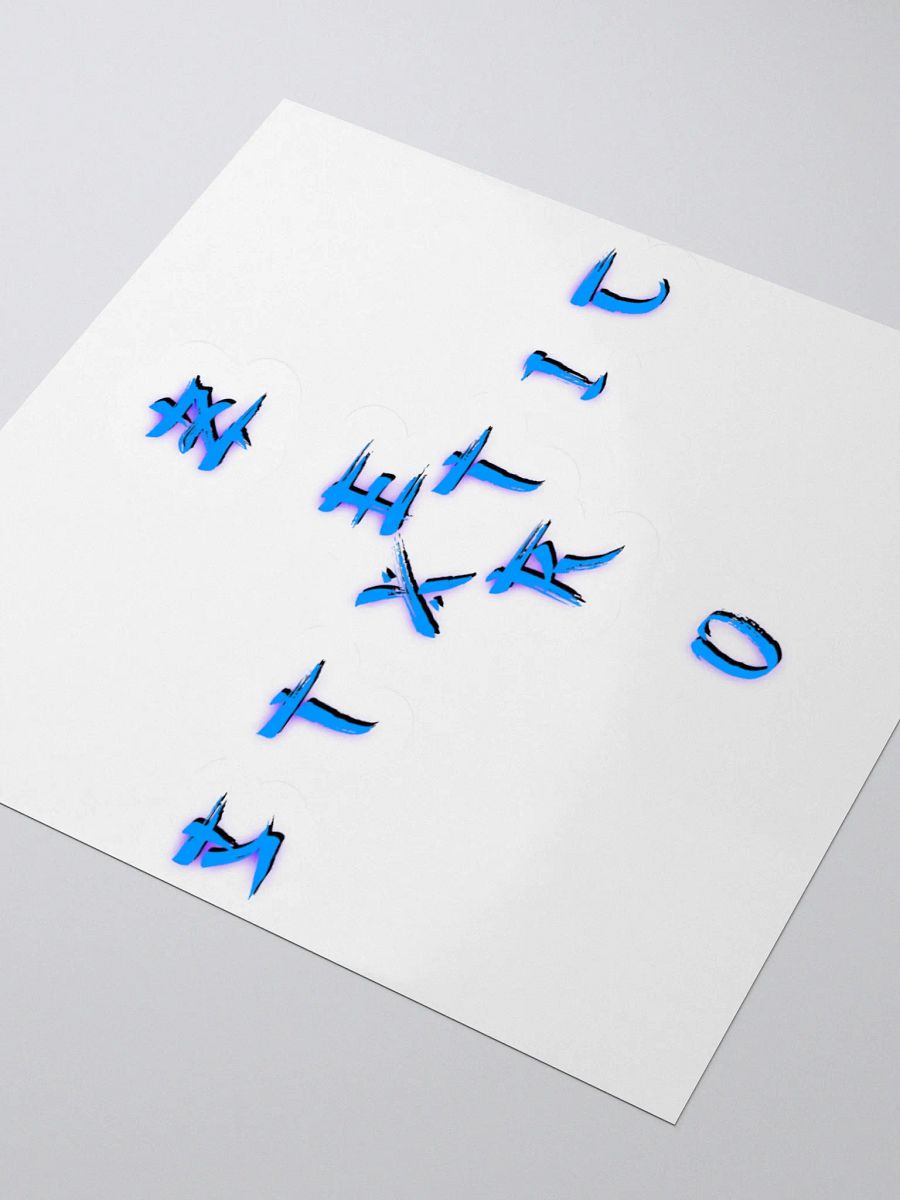 ZΞЯØ Cross Sticker product image (3)