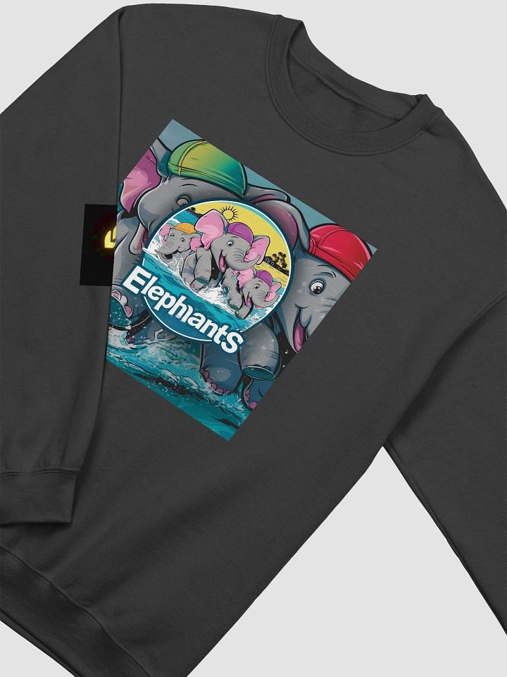 Joyful Elephants Crewneck Sweatshirt product image (18)