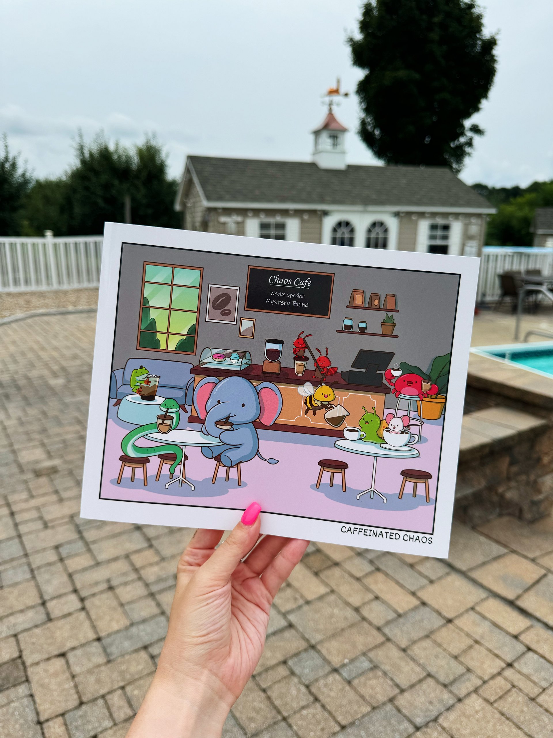 Caffeinated Chaos Coloring Book product image (1)