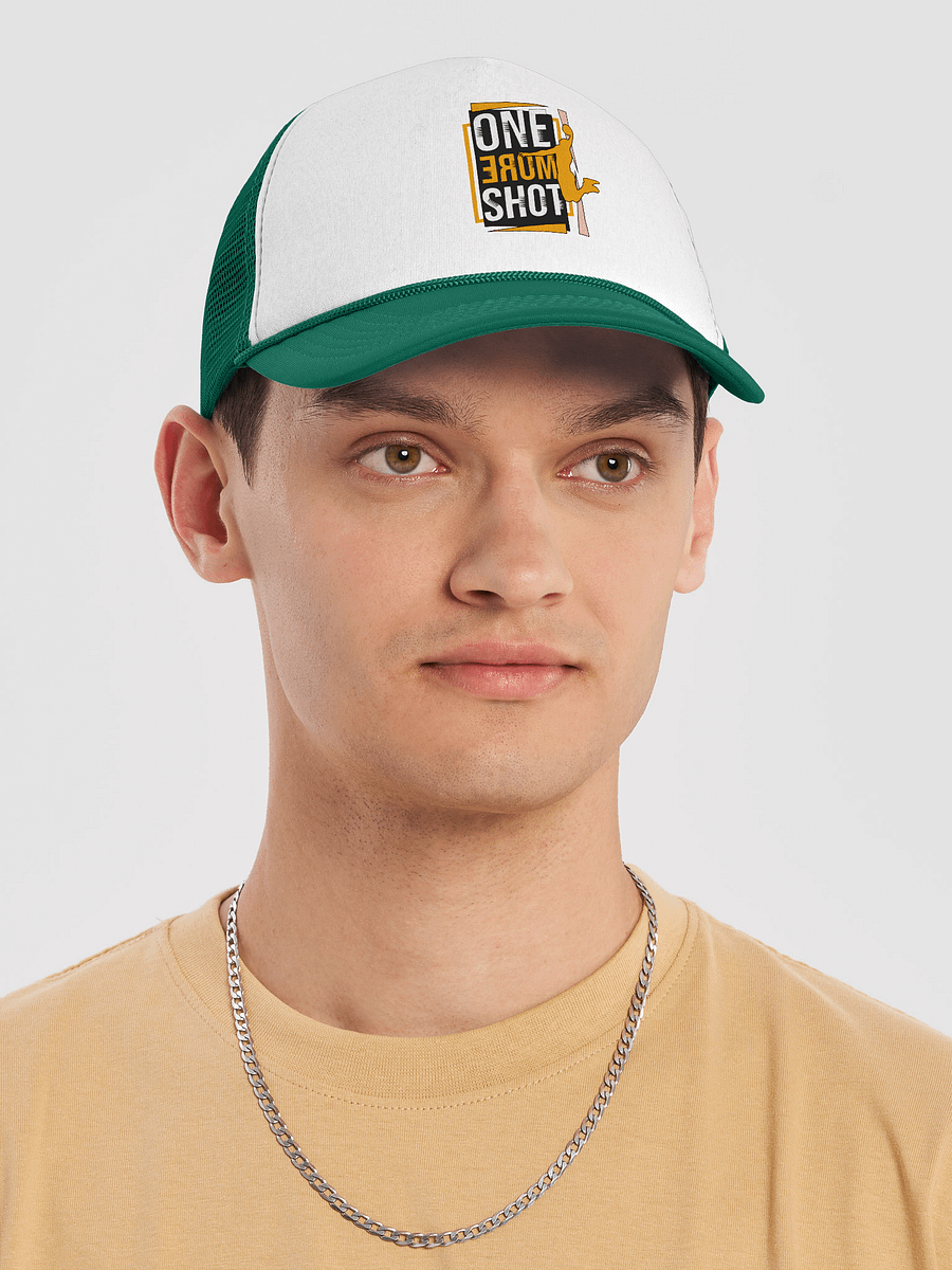 One More Shot Basketball Male Airborne Slam Dunk Foam Trucker Hat product image (7)
