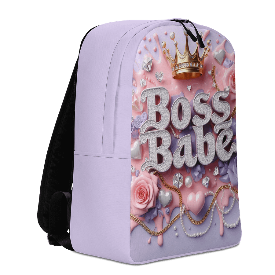 Royal Boss Babe All-Over Print Backpack product image (3)