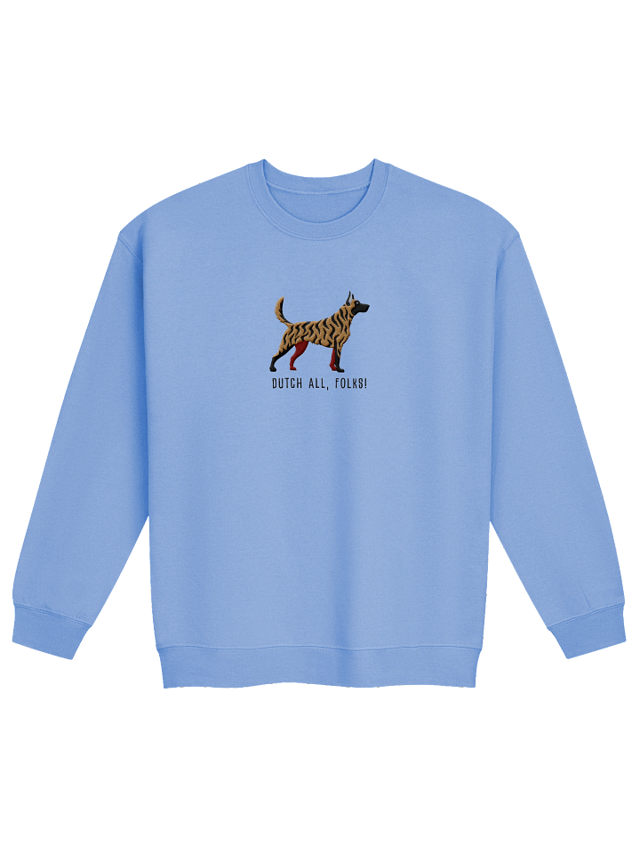 Dutch All, Folks! Sweatshirt (Embroidered) of a Dutch Shepherd(Gold Brindle) product image (9)
