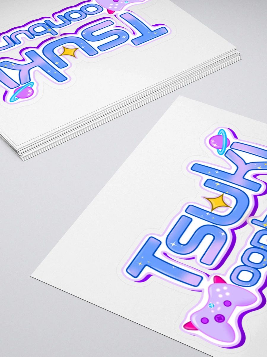 Tsuki the Moon Bunny Logo Sticker (2nd Gen) product image (4)