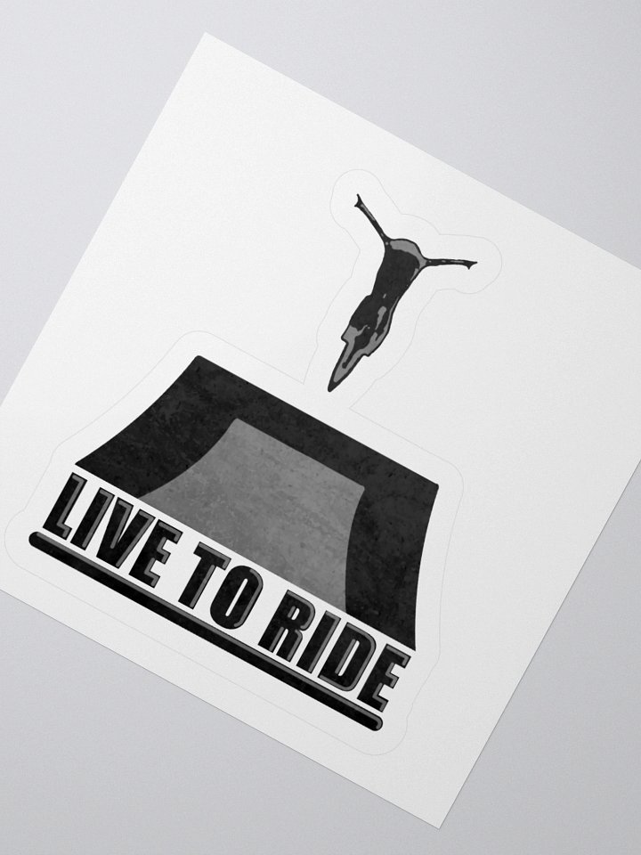 Live to ride Stickers product image (6)