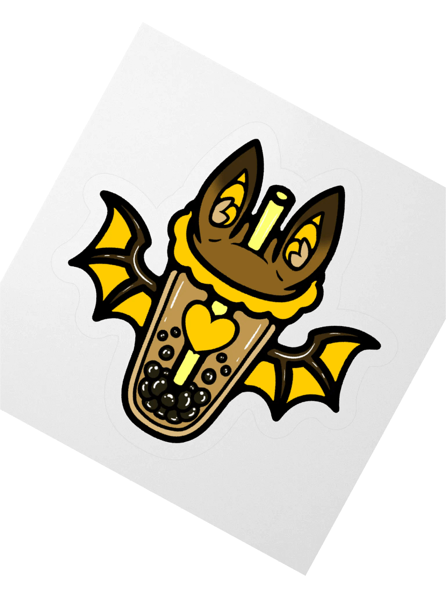 MatchaEXE Yellow Bobat Sticker product image (4)