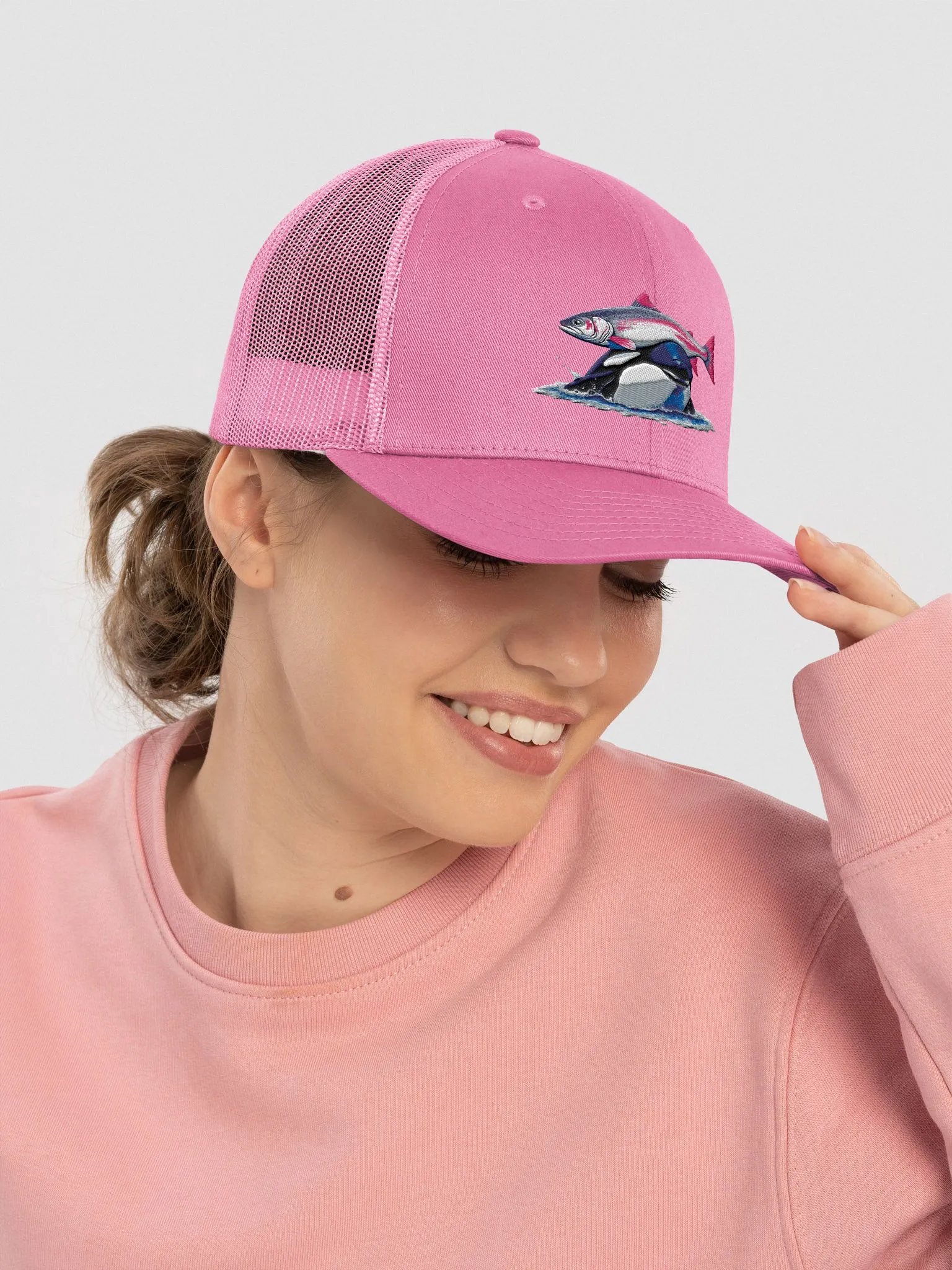 Orca and Salmon Hat product image (5)
