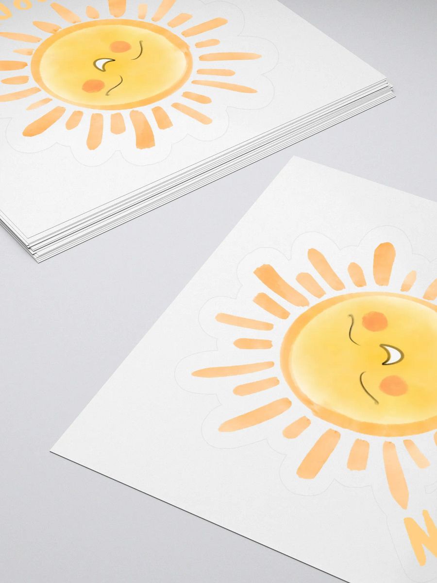 Happy Sun Bubble-Free Stickers product image (10)