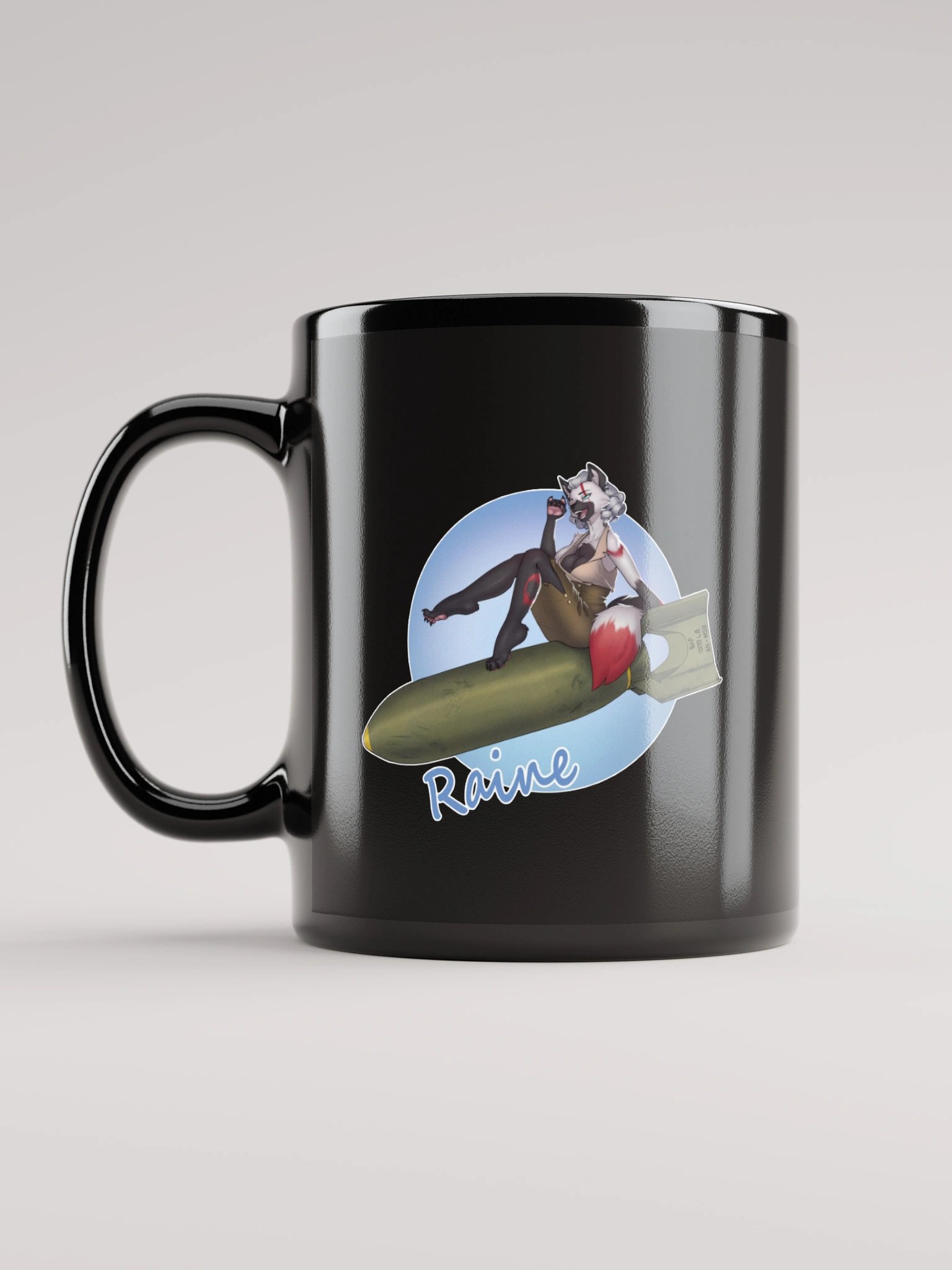 Raine Bomber Chrome Mug (Black) product image (11)