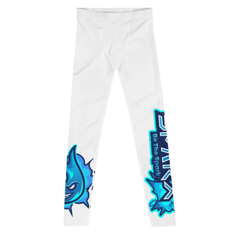 Mens Workout Leggings - White product image (10)