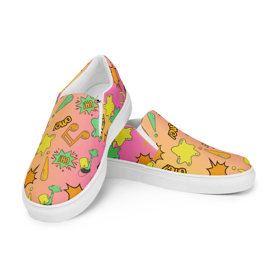 Pop Art Explosion Women's Slip-On Shoes product image (11)