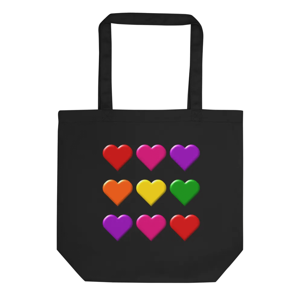 Valentine Hearts Tote Bag product image (3)