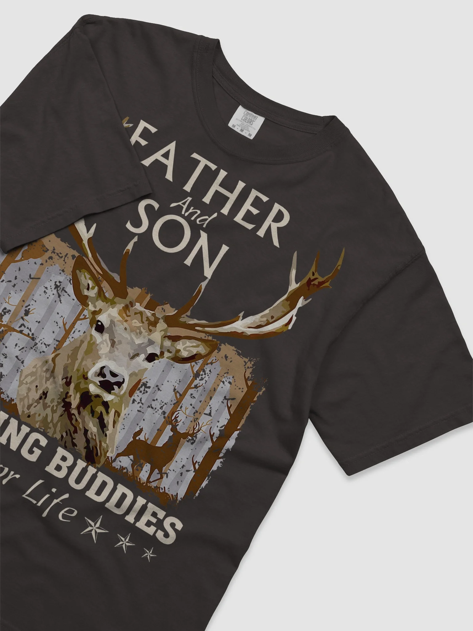 Father and Son Hunting Buddies for Life T-Shirt product image (3)