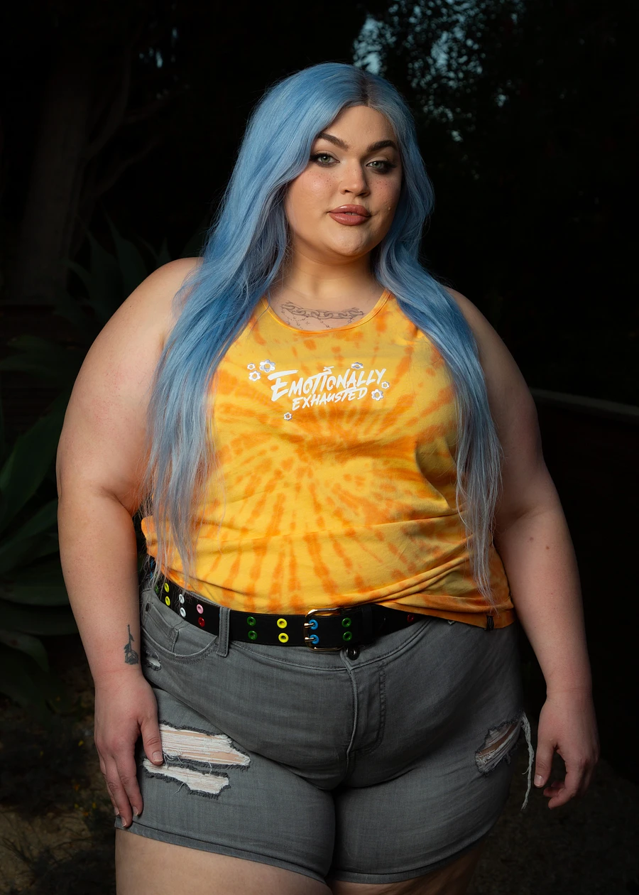 Emotionally Exhausted Tie-Dye Tank product image (8)