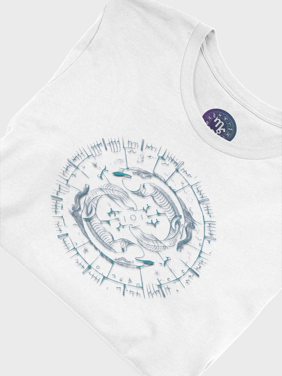 Unisex Pisces Zodiac T-Shirt - Astrological Fish Design, Astrology Gift product image (107)