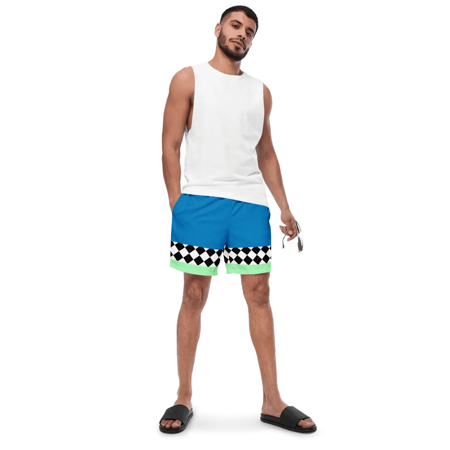 Swim Shorts {harley stripe teal} product image (3)