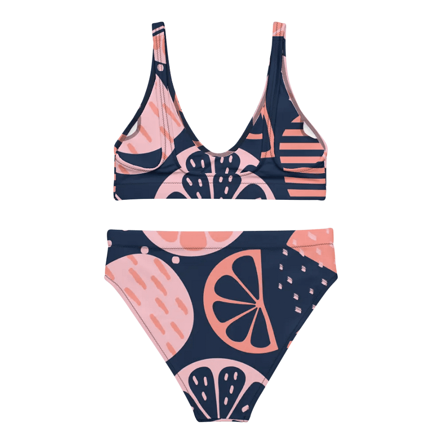 Citrus Slice Delight High Waisted Bikini Set product image (2)