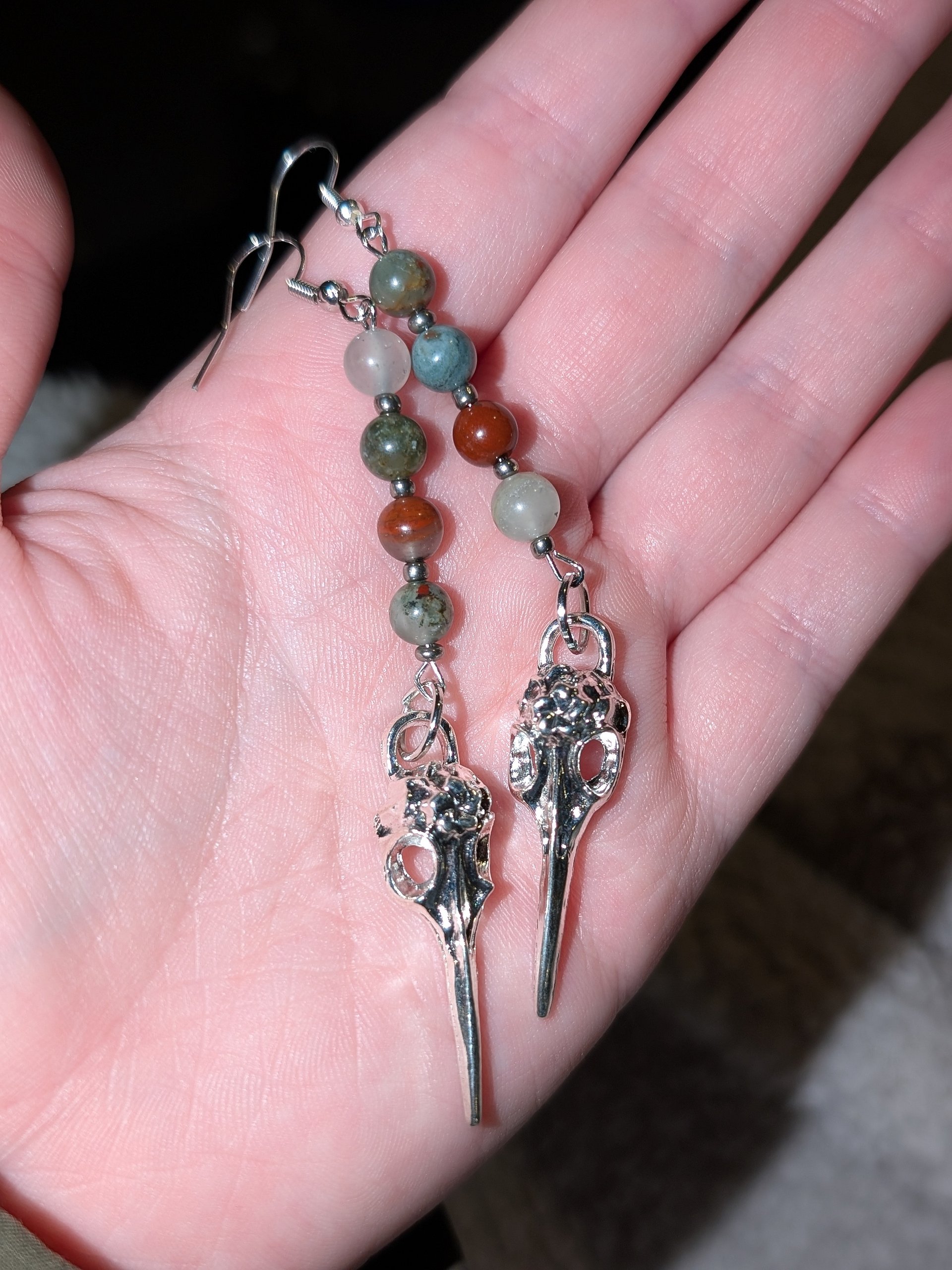 Blood Stone Earrings! product image (1)