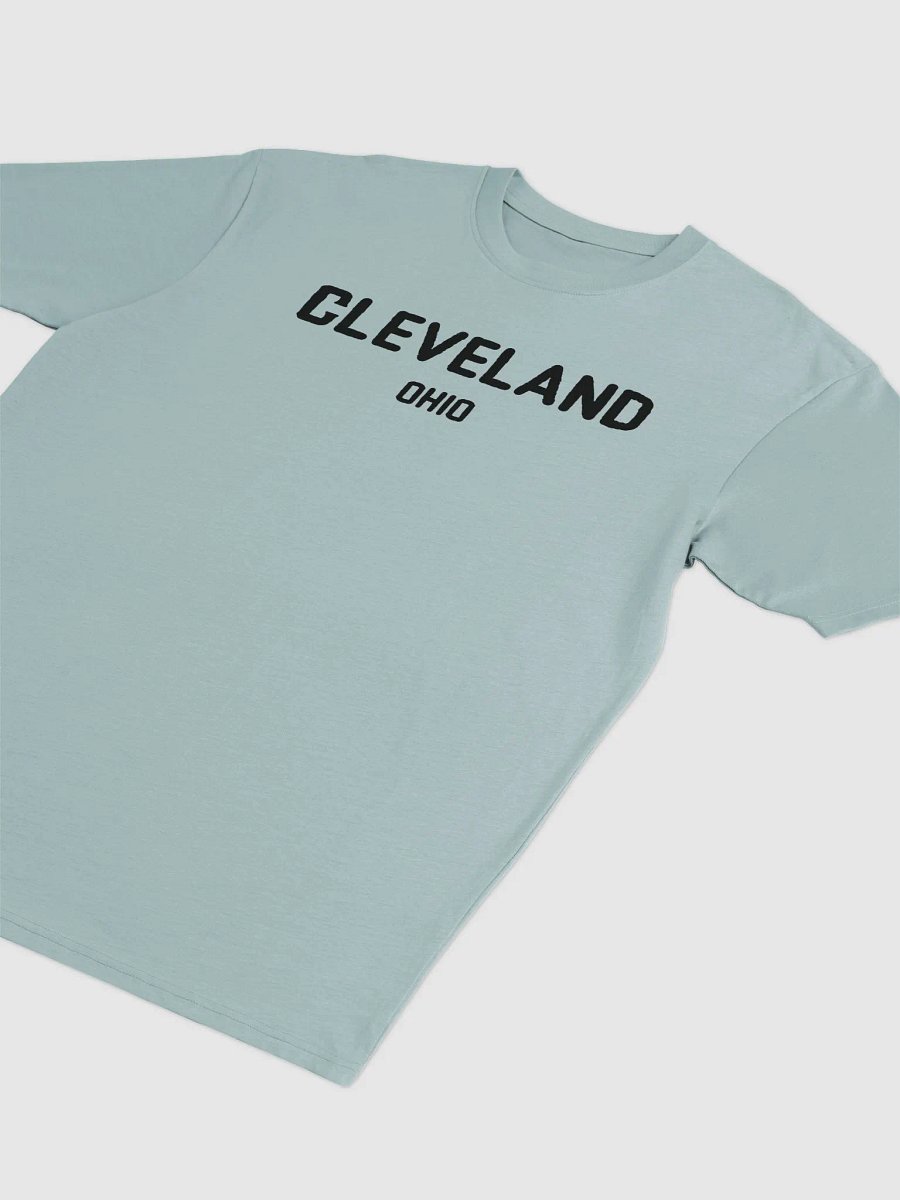 Cleveland Ohio Tshirt Style Basic Casual Black White Tee for Men Women Kids Dad Gifts product image (18)