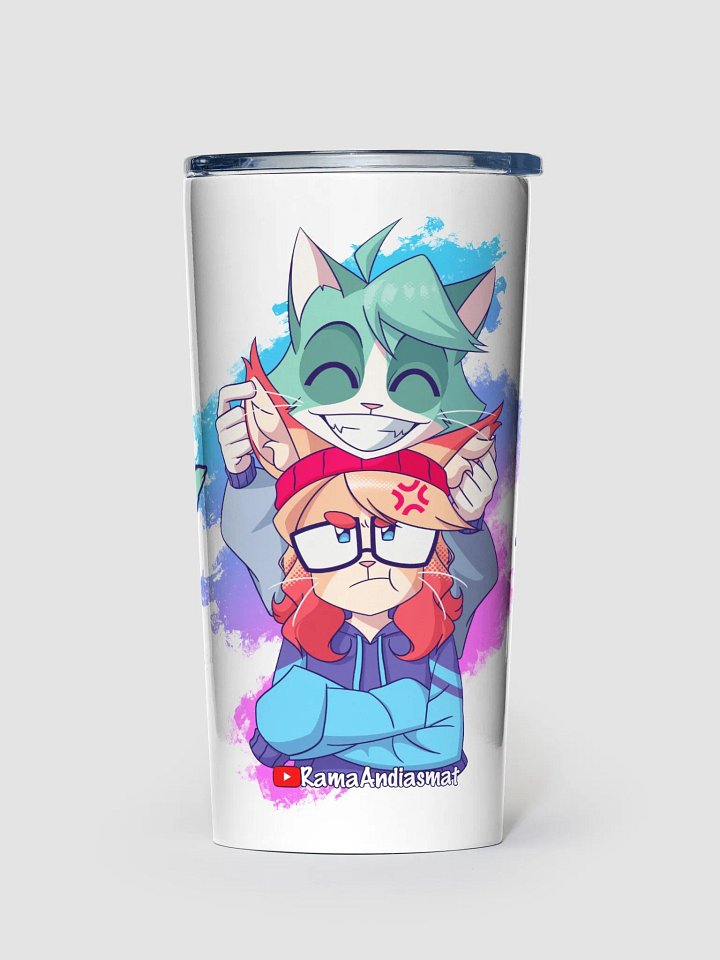 Cyan Teasing Alice's Ears 20oz Stainless Steel Tumbler product image (1)