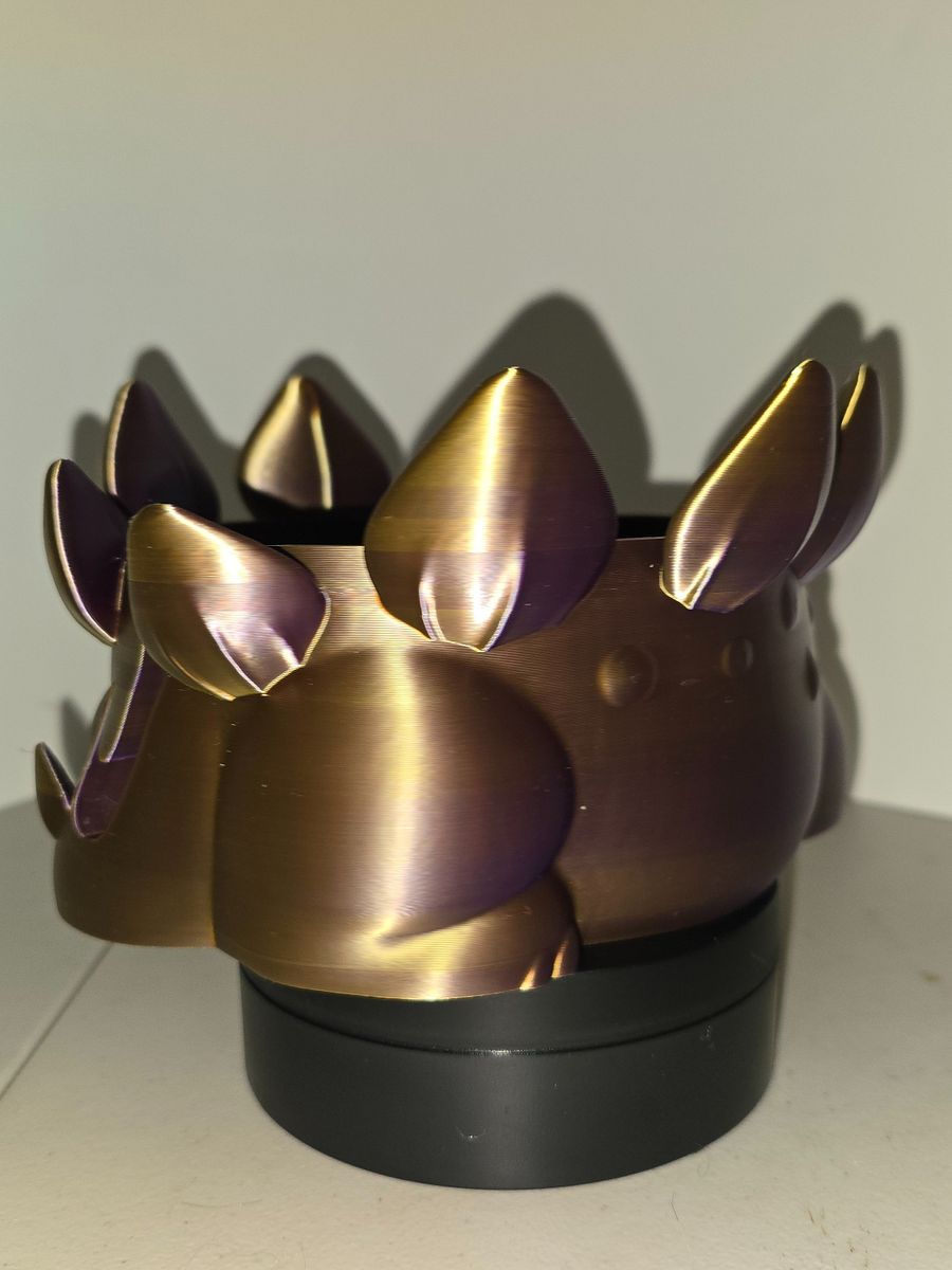 Purple to Gold Stego Yarn Bowl 3D printed 🐑 product image (3)