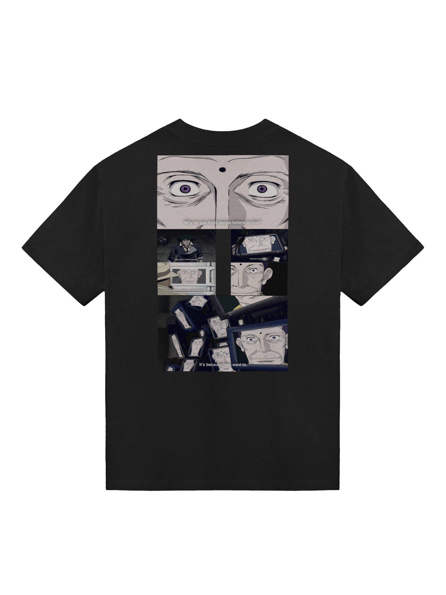 cowboy bebop session 23 brain scratch tee shirt product image (2)