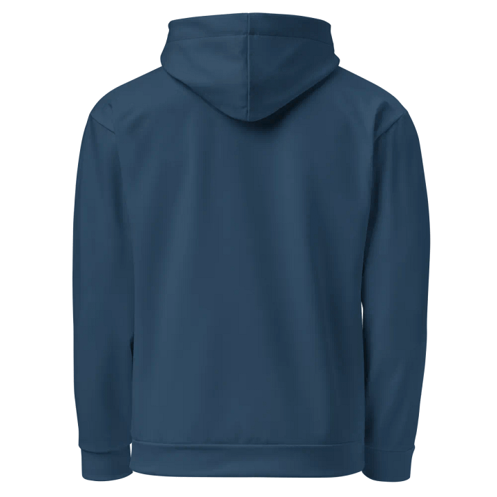 Plain Dark Bluish Gray Light Summer Unisex Recycled Polyester Heavyweight Premium Hoodie by Treasure Pie product image (2)