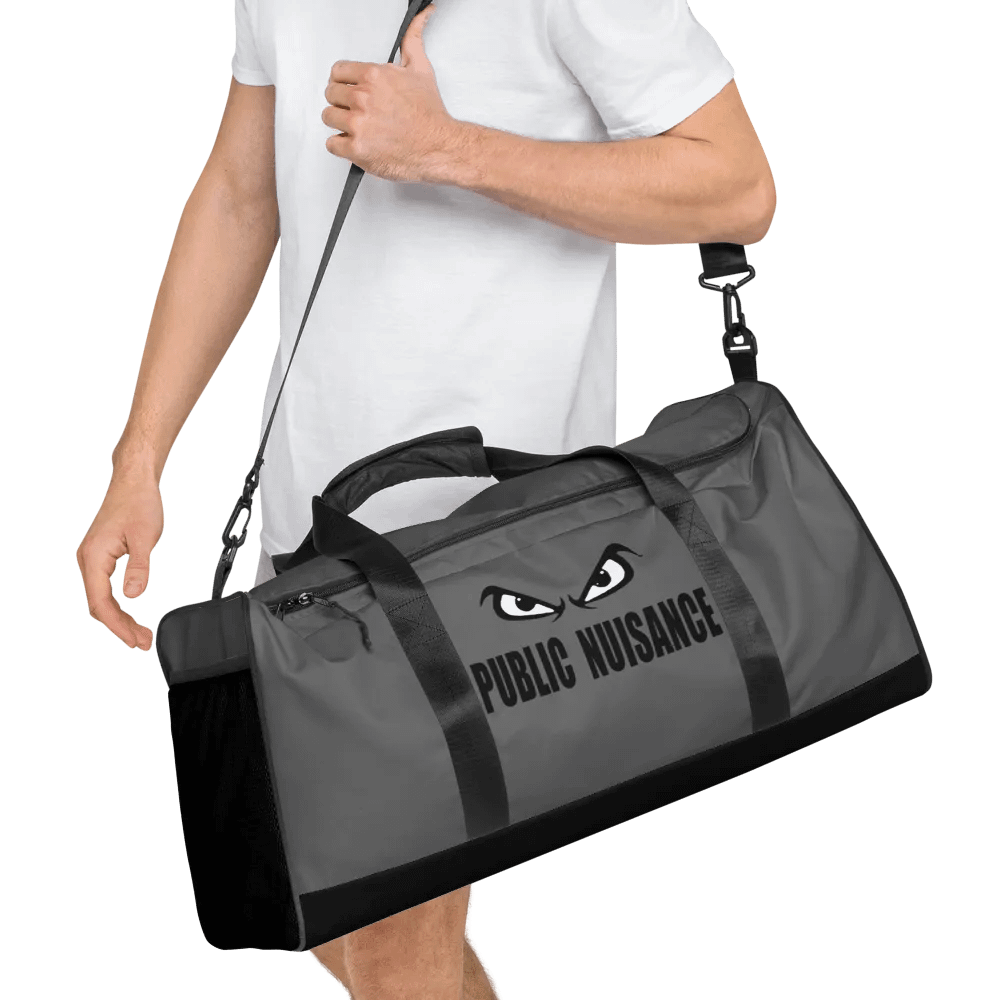 Public Nuisance: Gray Duffle Bag product image (8)