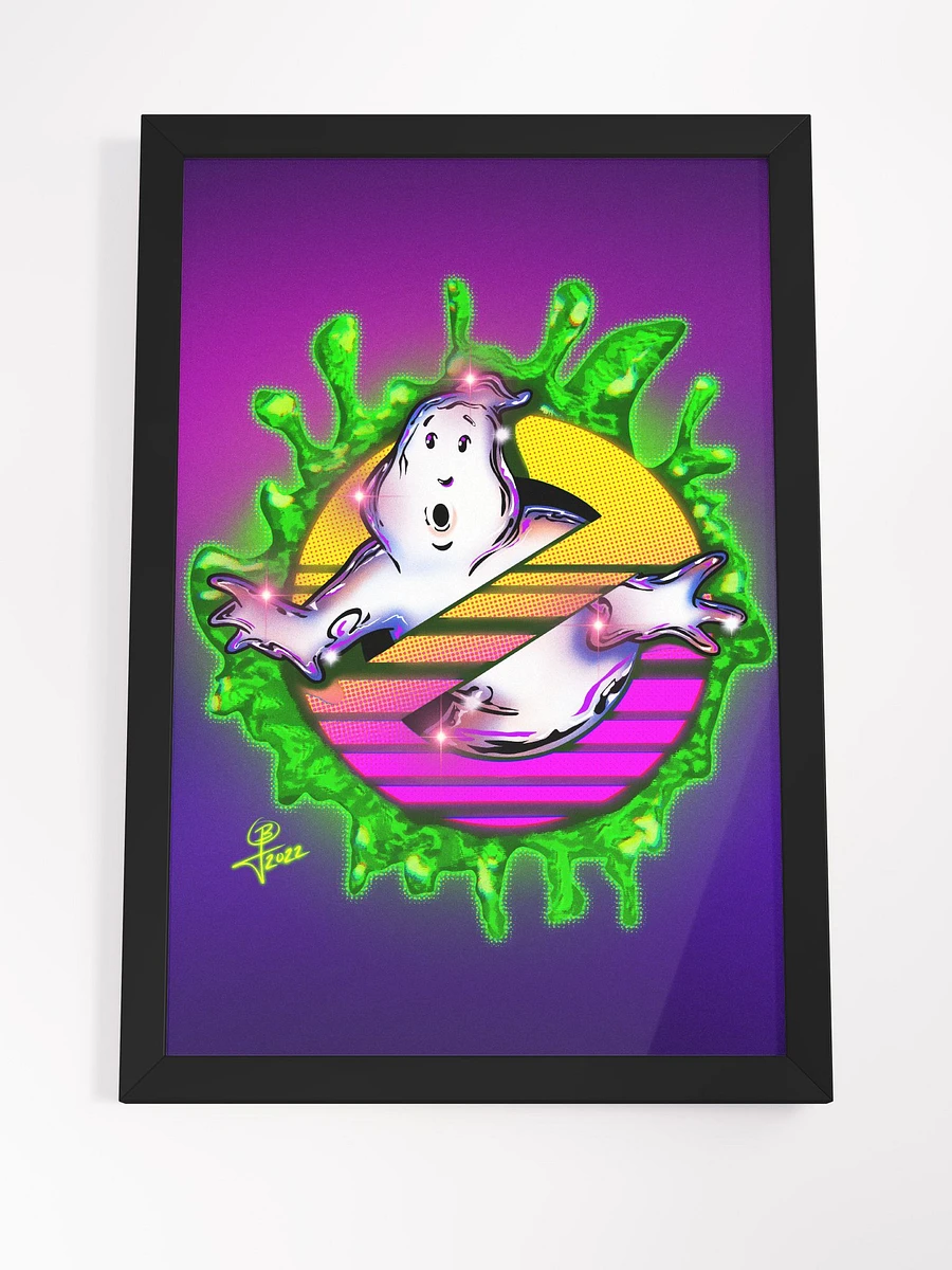 Ghostbusters vs Synthwave Framed Art product image (4)