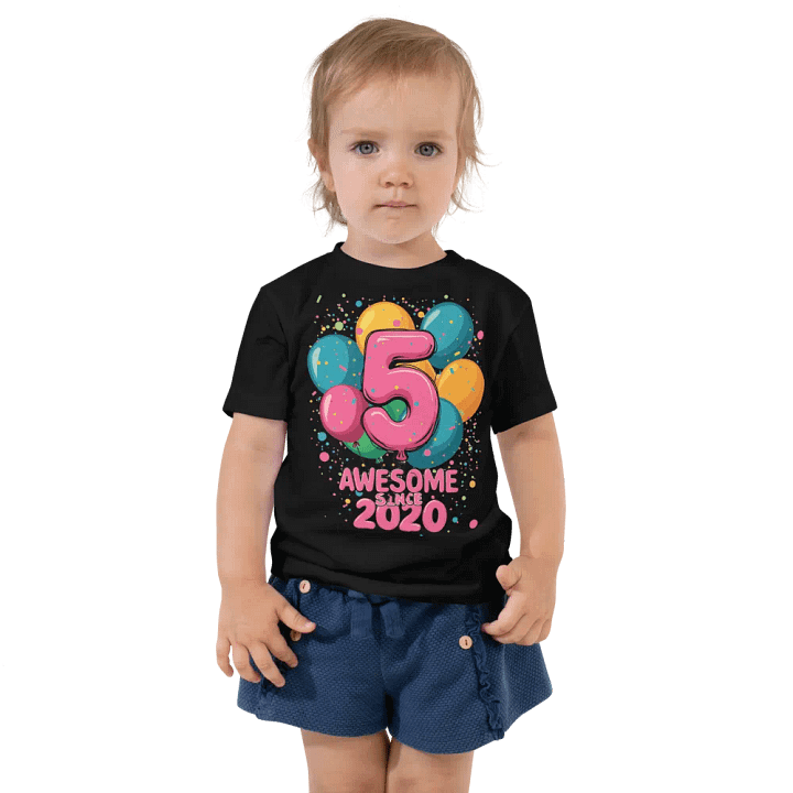 Awesome Since 2020 - 5th Birthday Toddler Tee product image (1)