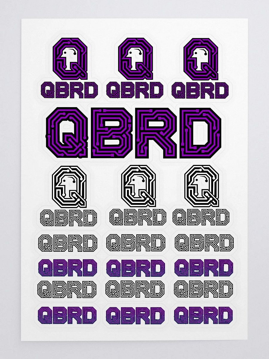 QBRD Sticker Sheet product image (3)