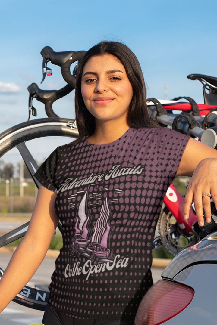 Adventure Awaits on the Open Sea All Over Print T-shirt product image (1)