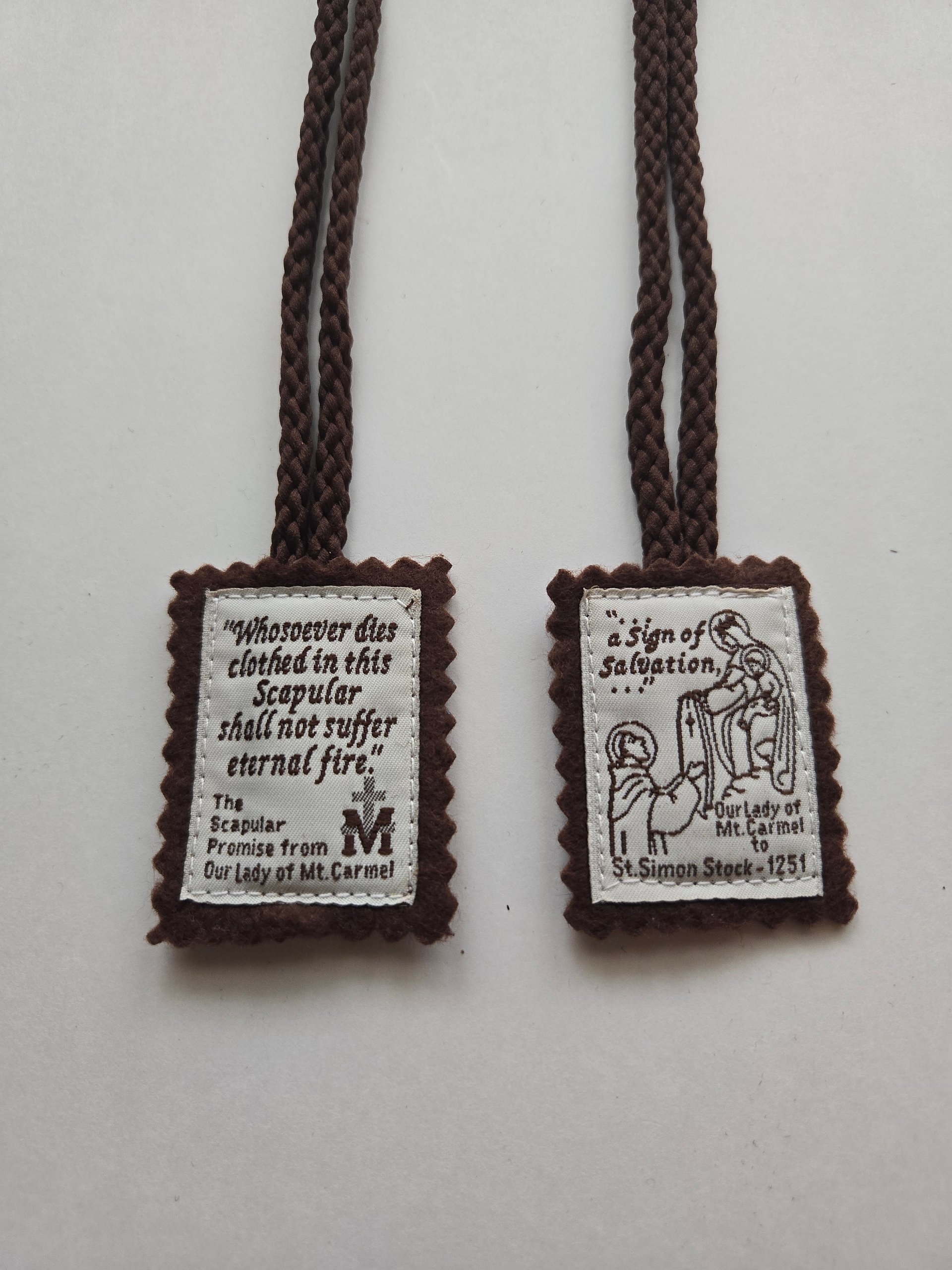 Mount Carmel Brown Scapular product image (2)