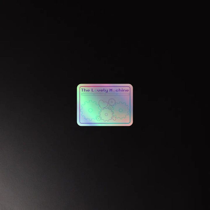 The Lovely Machine Holographic Sticker product image (4)