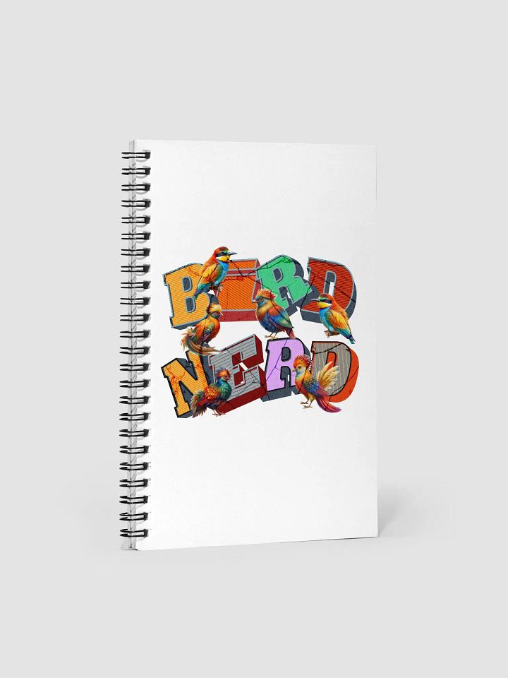 Bird Nerd Avian Alphabet Spiral Notebook product image (1)