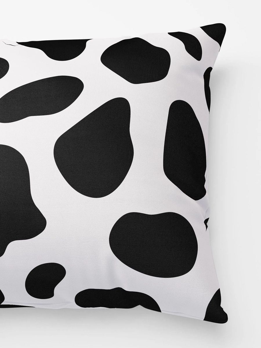 Black Spots Pattern on White Background Pillow product image (2)