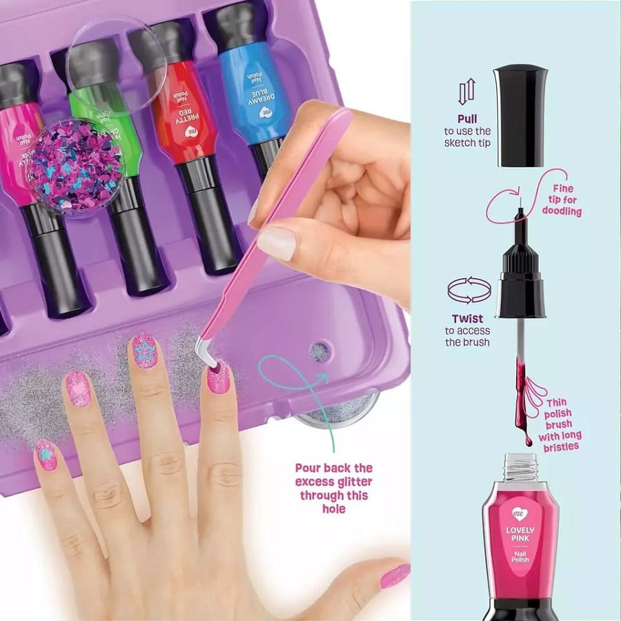 Nail Art Studio for Girls - Nail Polish Kit for Kids Ages 7-12 Years Old - Girl product image (5)