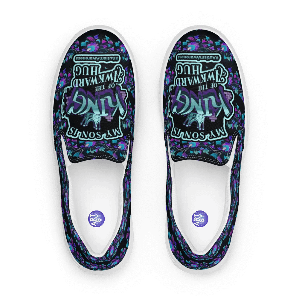 King of the Awkward Hug #Autism Awareness All Over Print Shoes product image (9)