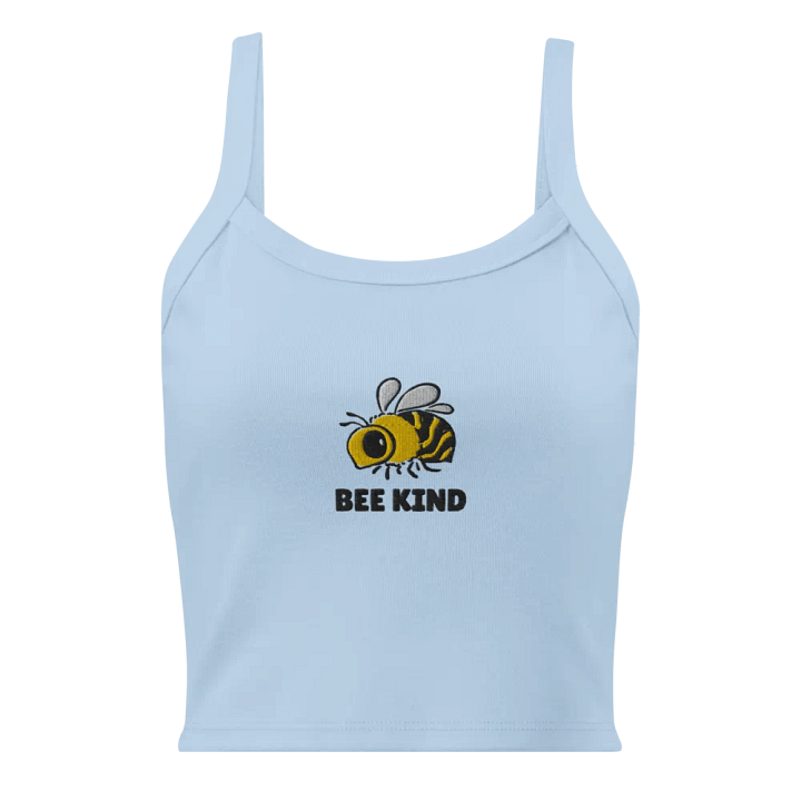 stitched bee kind tank product image (1)