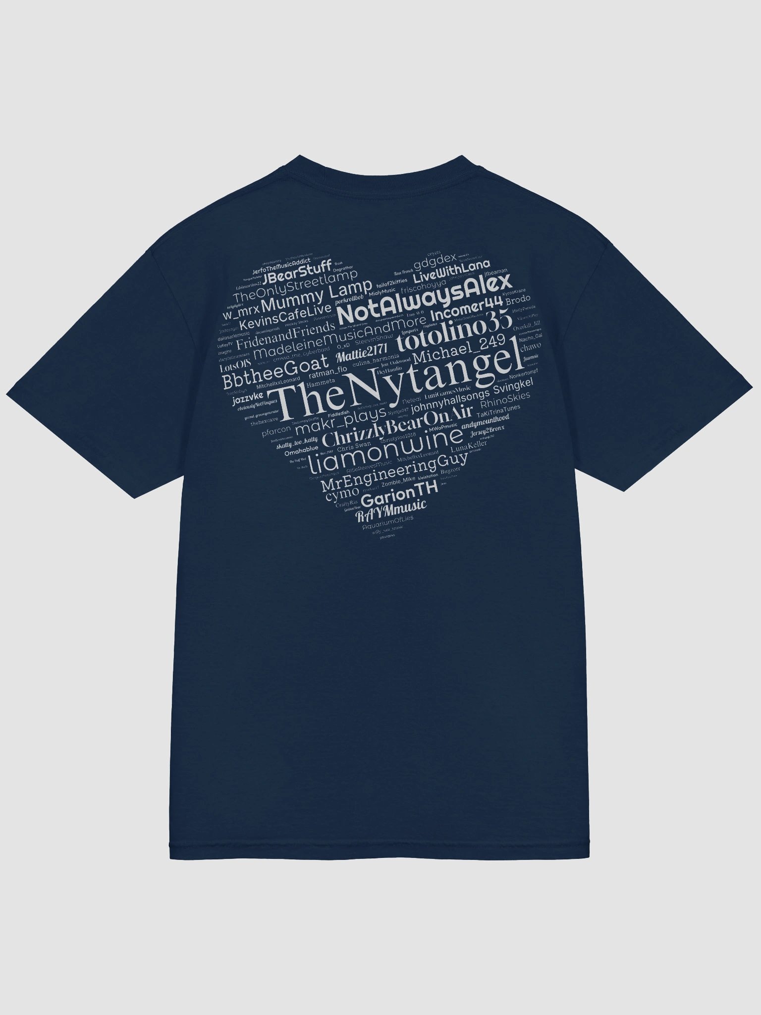 Showcase 2025 Credits Heavyweight tee product image (51)