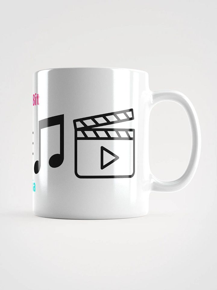 Bit By Bit Media Retro Color Scheme White Mug product image (1)